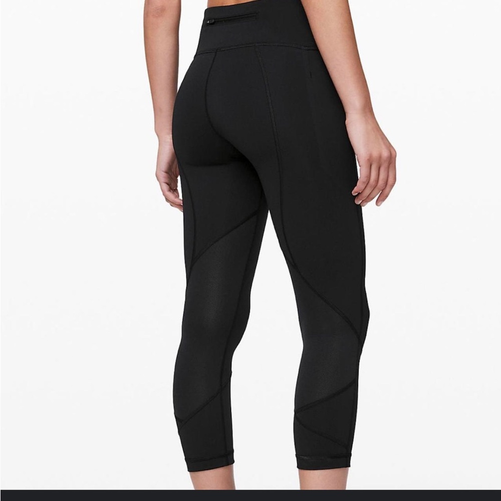 Lululemon Pace Rival Black Crop Leggings